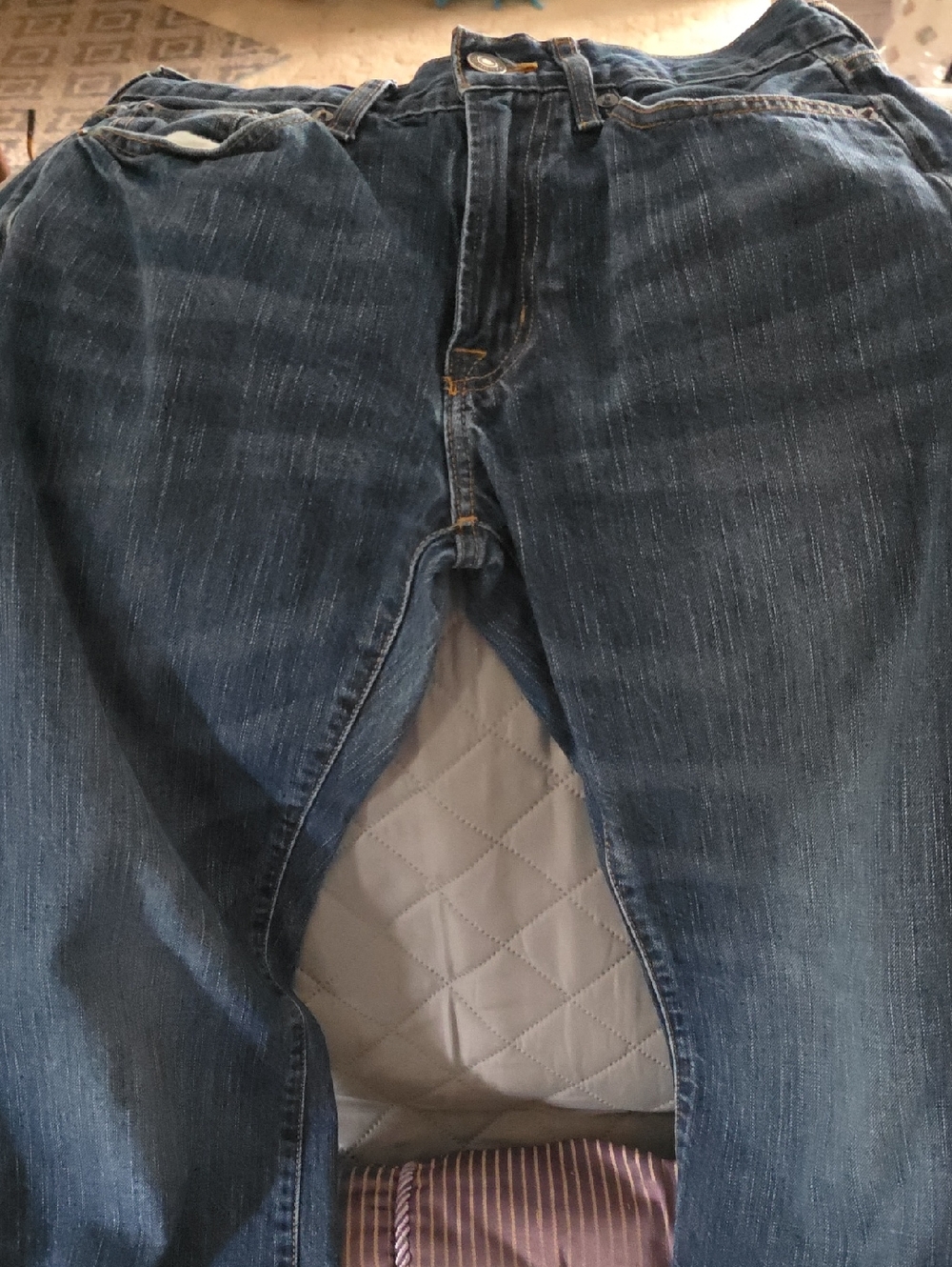 American Eagle Outfitters Men’s Dark Blue Relaxed Jeans